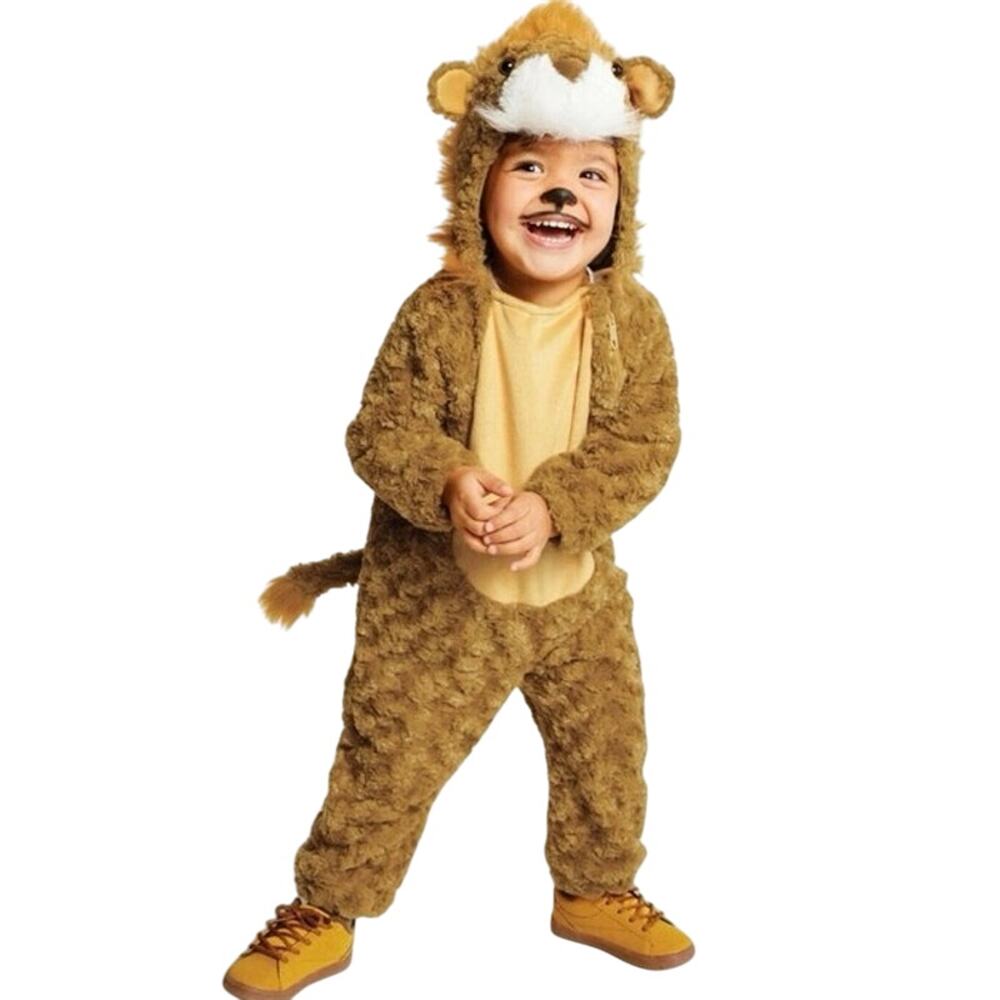 Hyde & Eek Lion Plush Halloween Costume Jumpsuit Wizard of OZ Collection 18-24 m